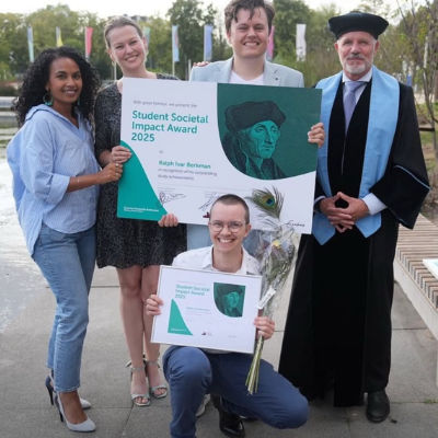 Oiseau Bleu ontvangt Student Societal Impact Award